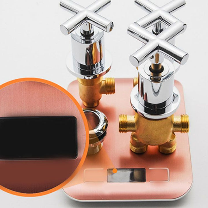 BowLift | Contemporary Bathroom Faucet Deck Mount Copper Low Arc Swivel Roman Bathtub Faucet Set