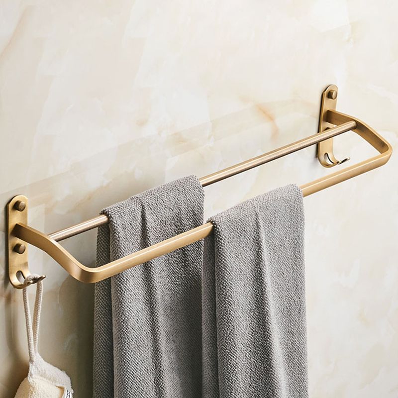 BowLift | Vintage Bronze Bathroom Accessories Set Brushed Brass Towel Bar/Paper Holder/Bath Shelf