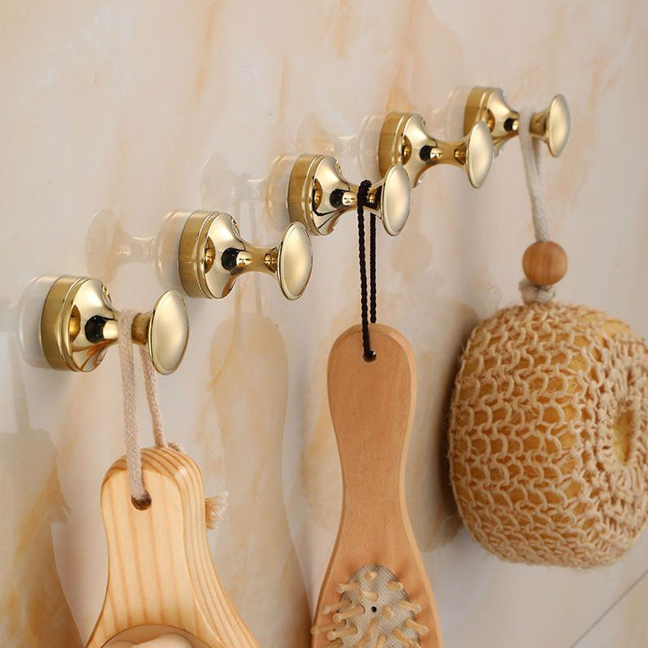 BowLift | 10-piece Bathroom Accessories Hardware Set Modern Bathroom Accessories Set, Bathrobe Hooks