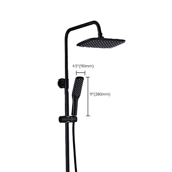 BowLift | Modern adjustable swivel shower head metal shower fitting on the wall
