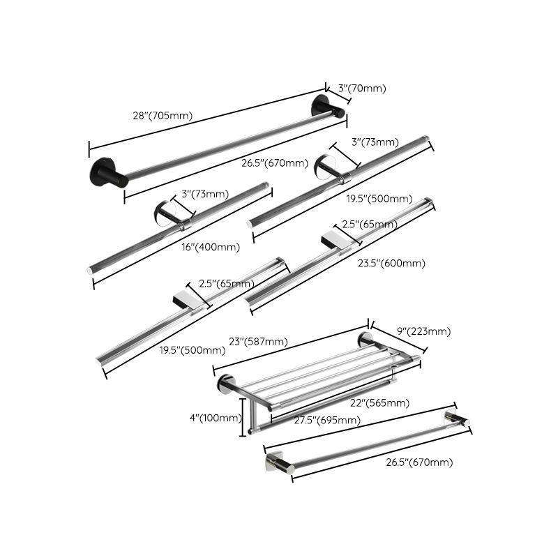 BowLift | Modern bathroom accessories As a single piece or as a set made of plastic and metal
