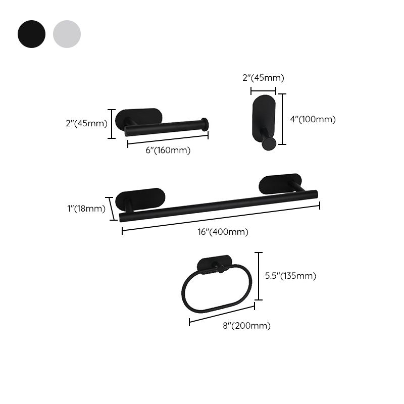 BowLift | Stainless Steel Bath Set Modern Style Simple Bathroom Accessories Set