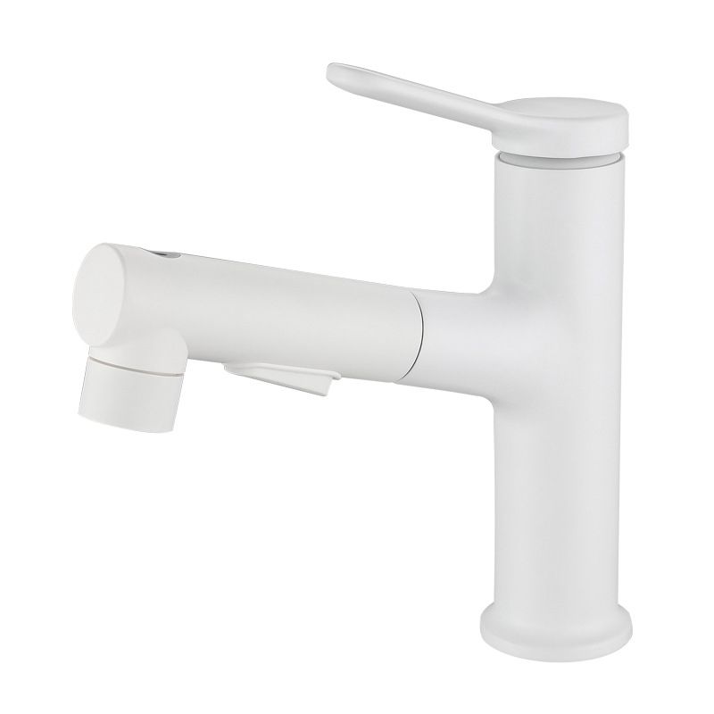 BowLift | Modern Extendable Sink Faucet Bathroom Faucet Brass 1 Handle Sink Faucet with Water Hose