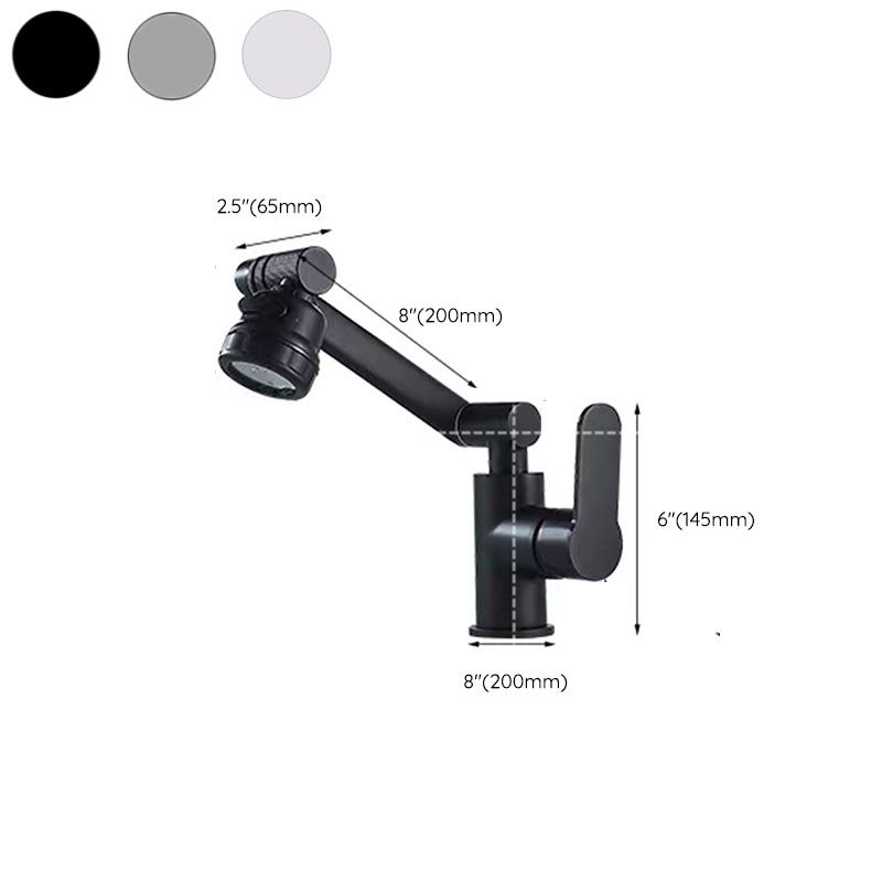BowLift | Modern Basin Mixer Stainless Steel Lever Handle Low Arc Basin Mixer