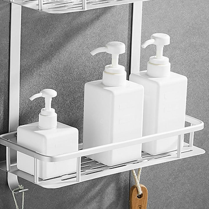 BowLift | Contemporary Metal Bathroom Accessories Hardware Set with Bathroom Shelf