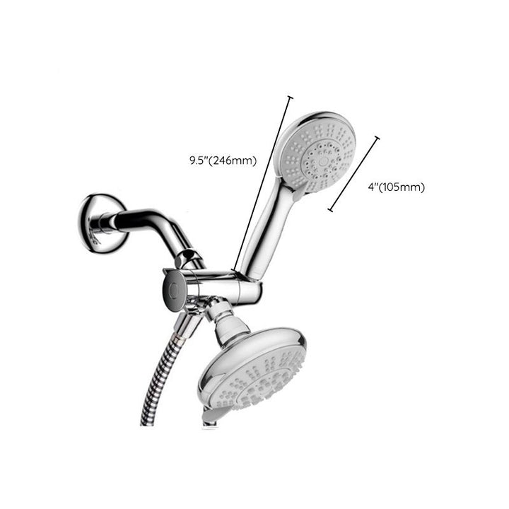 BowLift | Wall-mounted Dual Shower Traditional Round Dual Shower Heads