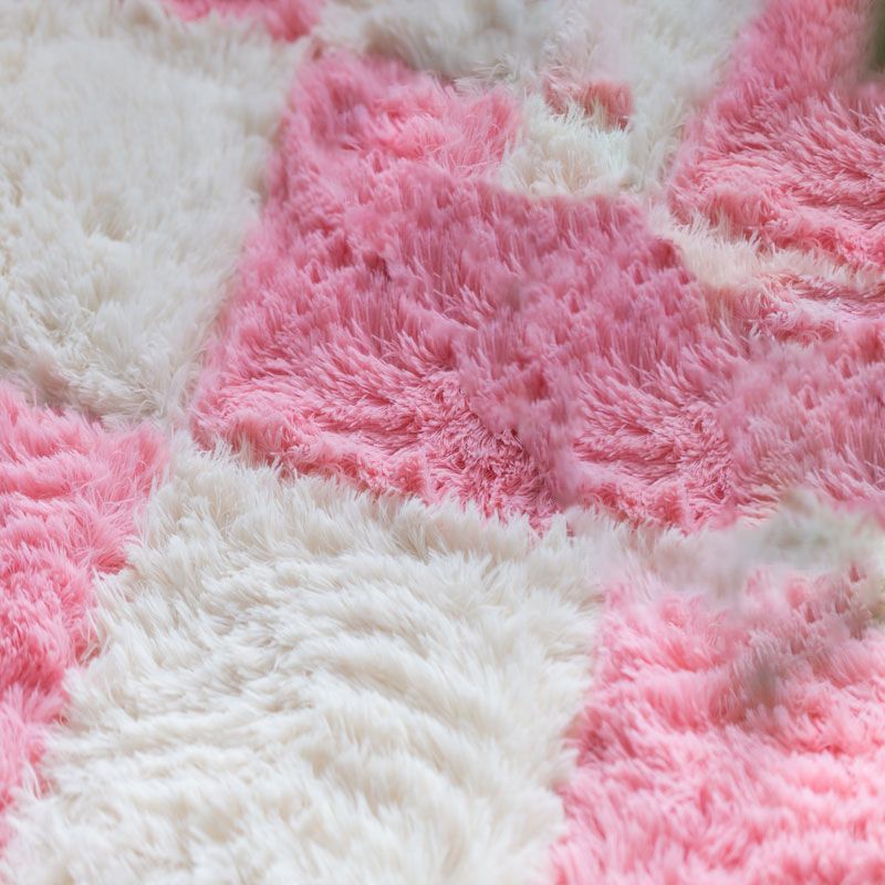 BowLift | Basic carpet tiles solid color long pile square bedroom carpet tiles