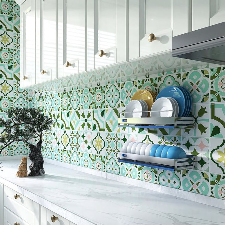 BowLift | Plastic Peel & Stick Mosaic Tile Square Waterproof Peel and Stick Backplate