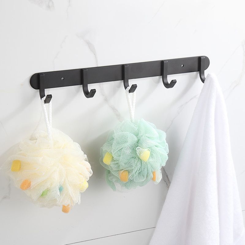 BowLift | Modern Matt Black Bathroom Shelf Paper Holder Bathroom Accessory Set