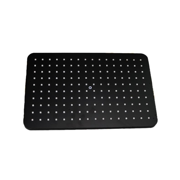 BowLift | Modern rectangular shower head combo standard spray pattern with hand shower