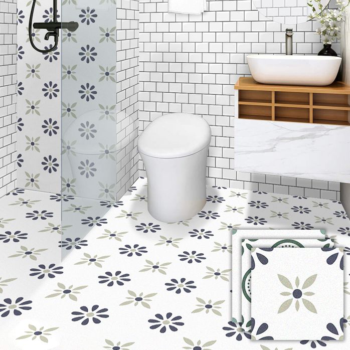 BowLift | Modern Floor Tile Peel and Stick Ceramic Pattern PVC Flooring