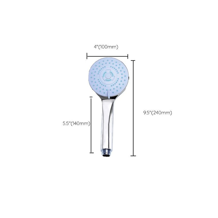 BowLift | Contemporary Handheld Shower Head Adjustable Spray Pattern Silver Shower Head