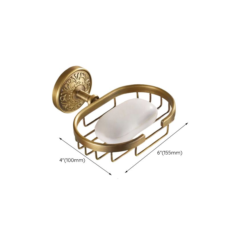 BowLift | Traditional Bathroom Accessory Set Gold Paper Holder Bathroom Set