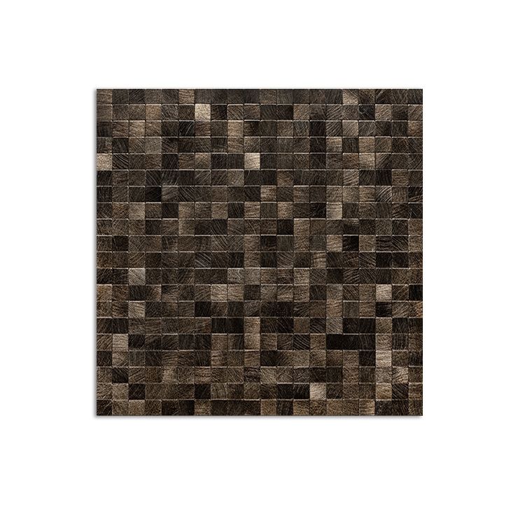 BowLift | Mosaic Tiles Wallpaper Square Shape Peel and Stick Mosaic Tiles with Metal Look