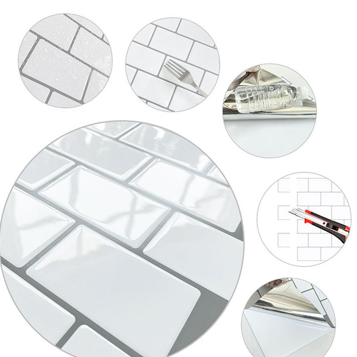 BowLift | Subway Tile Wallpaper Plastic Peel and Stick Wall Tile