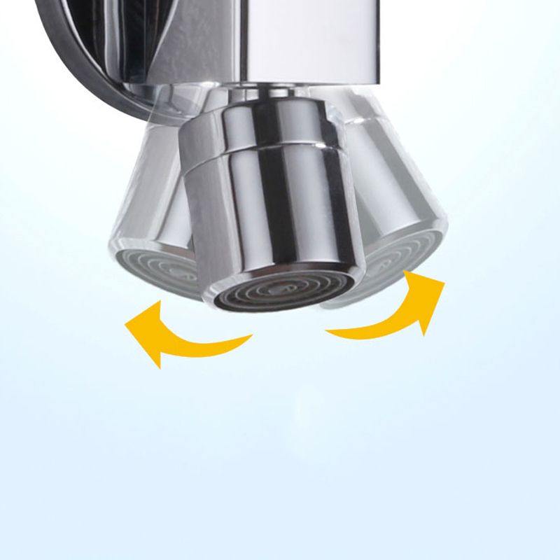 BowLift | Contemporary Wall-Mounted Bathroom Faucet Knob Handle Solid Brass Round Faucet