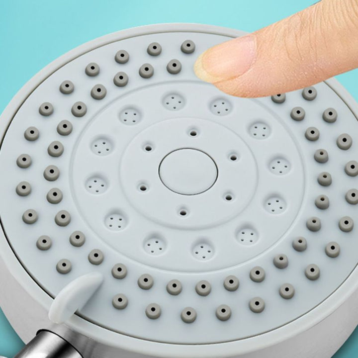BowLift | Round self-cleaning hand shower adjustable spray pattern stainless steel hand shower