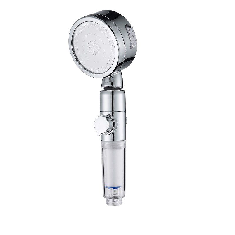 BowLift | Modern Handheld Showerhead Silver Round Standard Showerheads