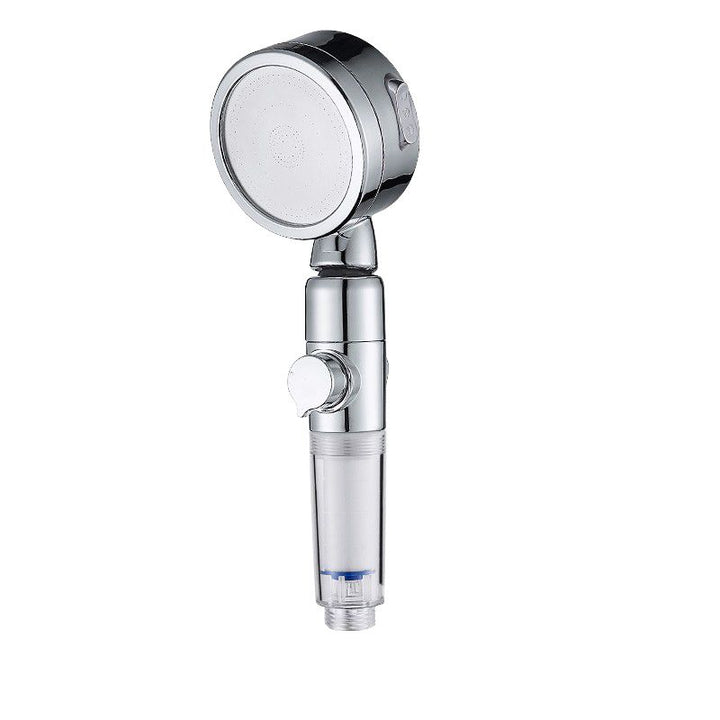 BowLift | Modern Handheld Showerhead Silver Round Standard Showerheads
