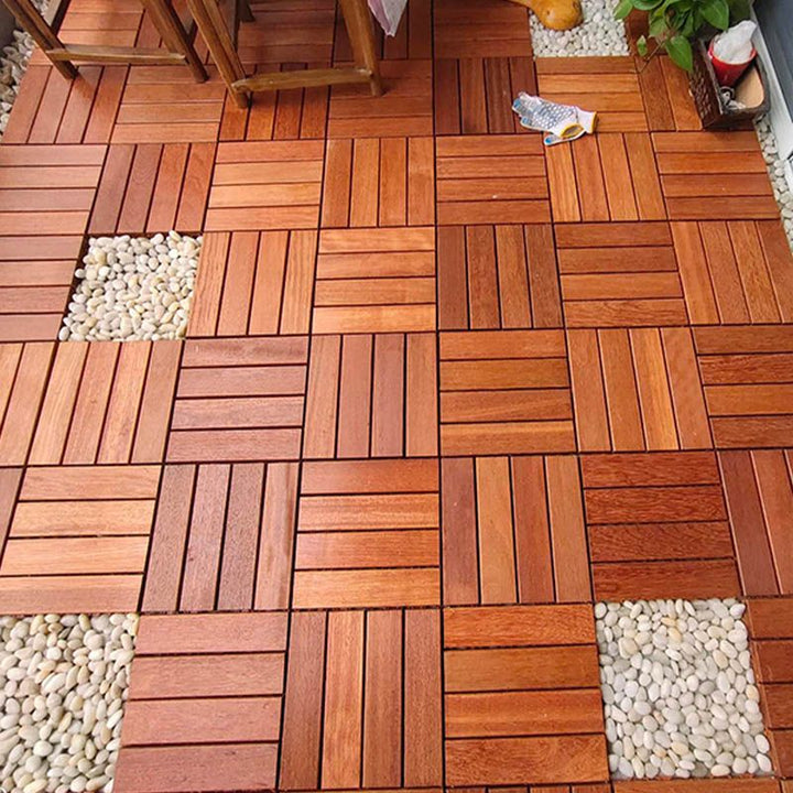 BowLift | Classic Terrace Decking Natural Wood Waterproof Smooth Outdoor Flooring