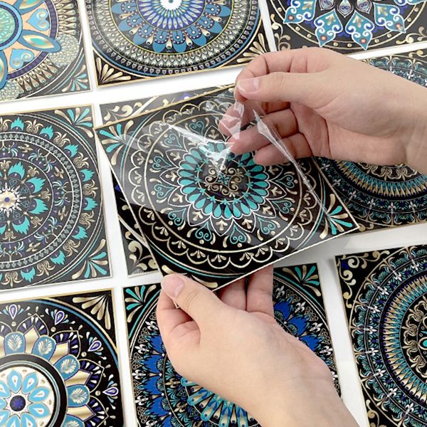 BowLift | PVC Peel & Stick Mosaic Tile Square Mosaic Tiles Wallpaper with Waterproof