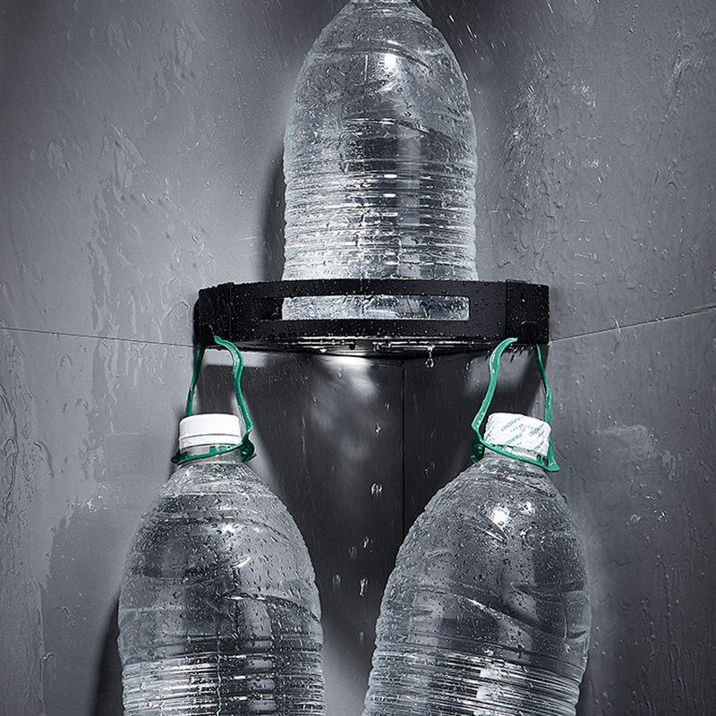 BowLift | Black Bathroom Set Modern 1/2/3 - Piece Anti-Rust Bathroom Rack