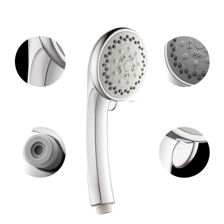 BowLift | Single Double Showerhead Square High Arc Showerhead Combo in Chrome
