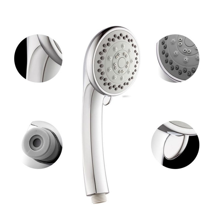 BowLift | Single Double Showerhead Square High Arc Showerhead Combo in Chrome
