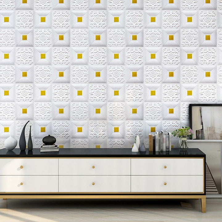 BowLift | 3D Wall Panel Modern Simple Home Living Room Wall Panel (10-Pack)