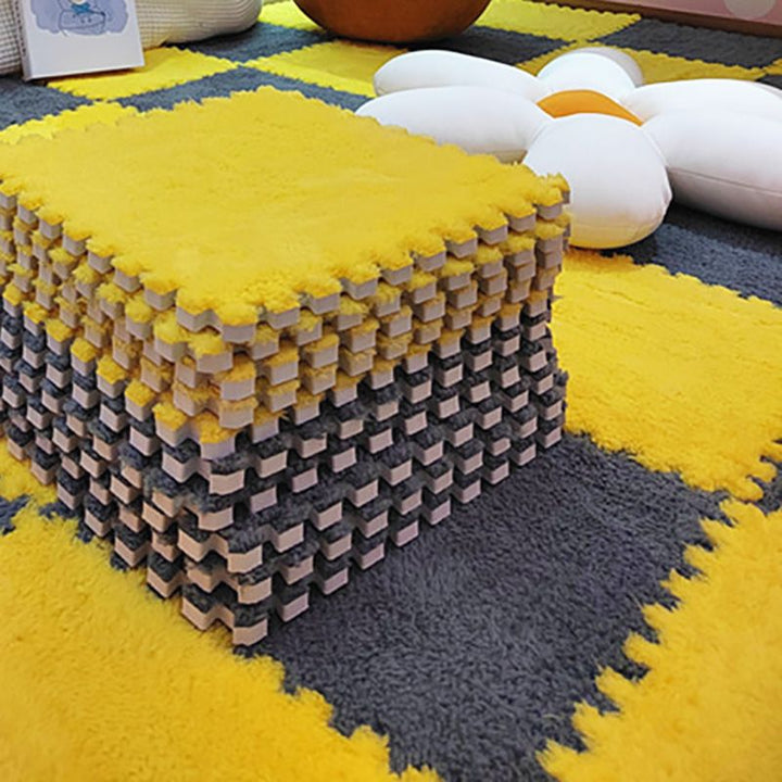 BowLift | Modern tiles and carpet plush cut composite non-slip carpet tiles