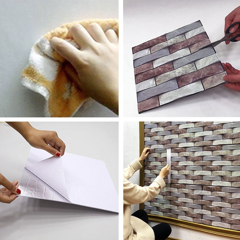 BowLift | Modern PVC Field Tile/Single Tile Rectangular Peel and Stick Wall Tile