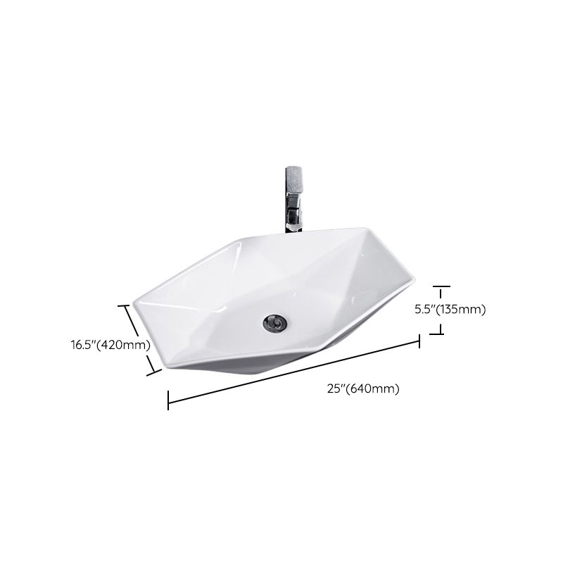 BowLift | Modern Sink Solid Color Porcelain Sink