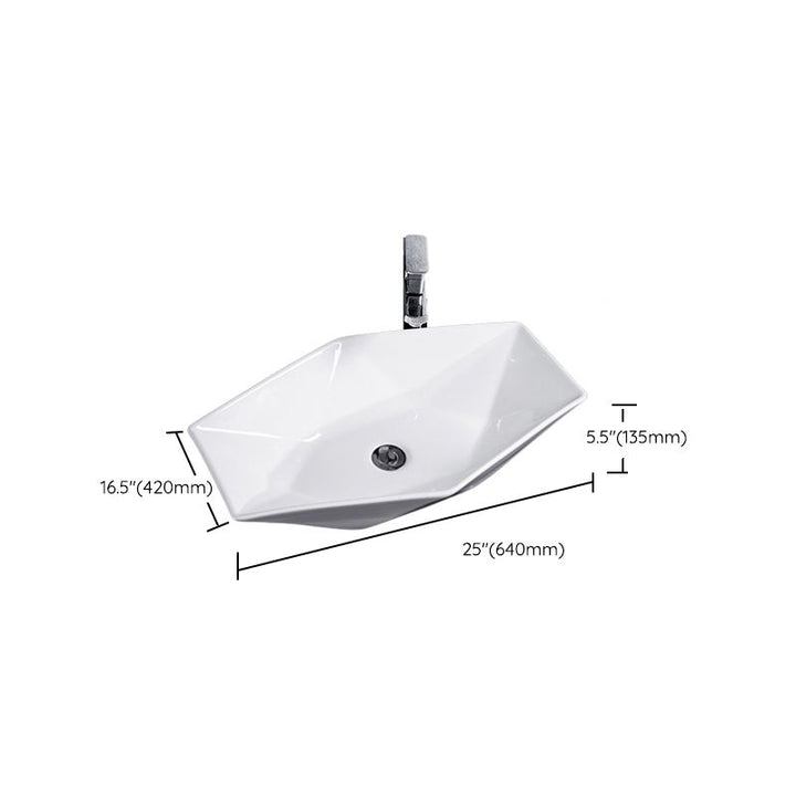 BowLift | Modern Sink Solid Color Porcelain Sink