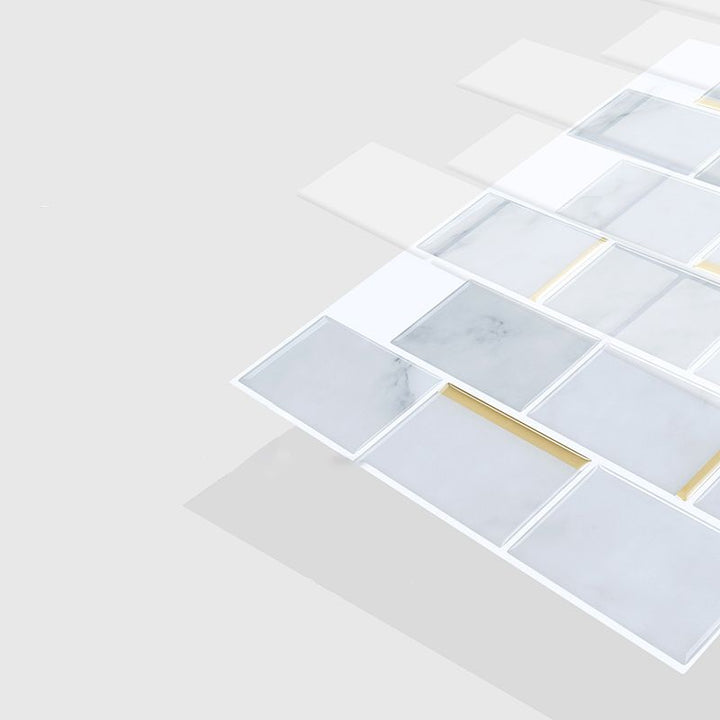 BowLift | Mosaic Tile Peel & Stick Tile PVC Kitchen Backsplash Peel and Stick Wall Tile