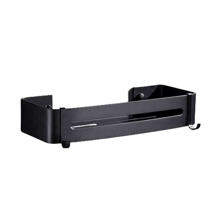 BowLift | Matt Black Modern Bathroom Accessories Set, Set of 3, Bathroom Shelf