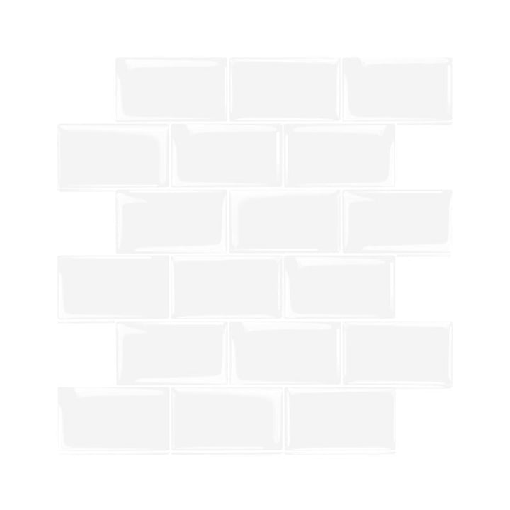 BowLift | Peel and Stick Tiles Rectangular Stain Resistant PVC Subway Peel and Stick Tiles for the Kitchen