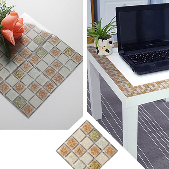 BowLift | PVC Square Peel & Stick Mosaic Tile Multicolored Backsplash & Wall Tile