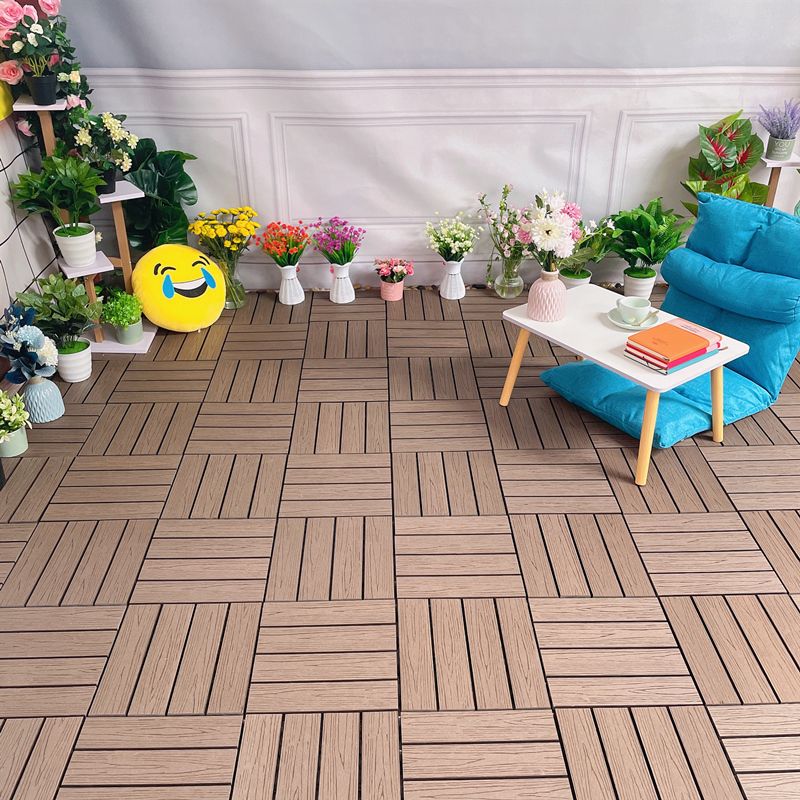 BowLift | Modern Style Wood Floor Corrosion Protection Square Outdoor Wood Floor