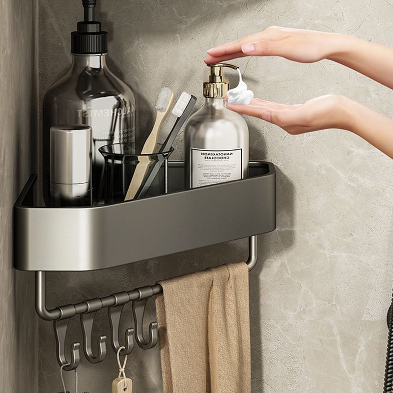BowLift | Adhesive Holder Metal Bathroom Accessory Single Piece or in Set with Shelf