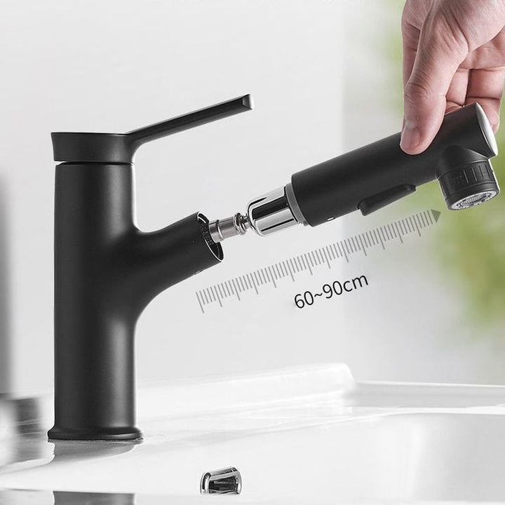 BowLift | Modern Design Bathroom Faucet Single Lever Mixer with Water Hose