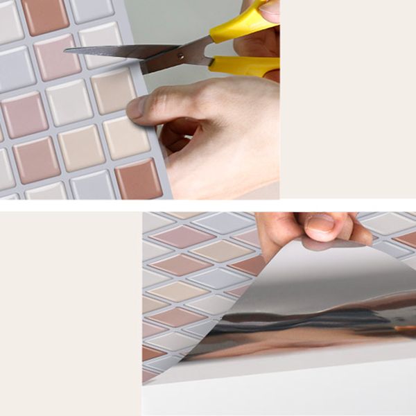 BowLift | PVC tile peel and stick tile kitchen waterproof mosaic backsplash wall tile