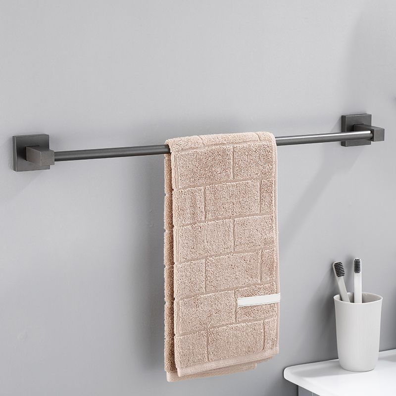 BowLift | Contemporary bathroom accessories single piece or in a set made of gray metal