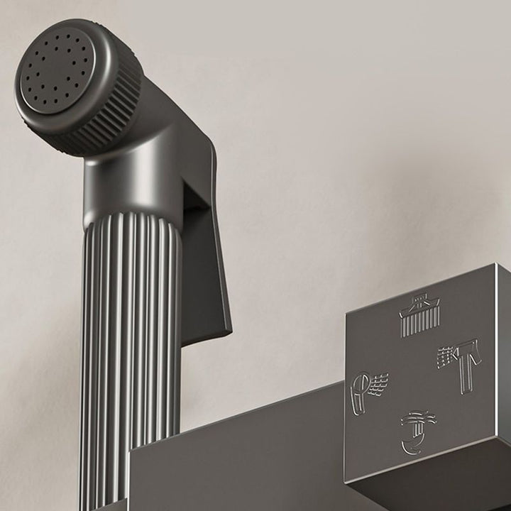 BowLift | Modern Shower Accessories Push Button Showerhead Wall Mounted Shower Combination