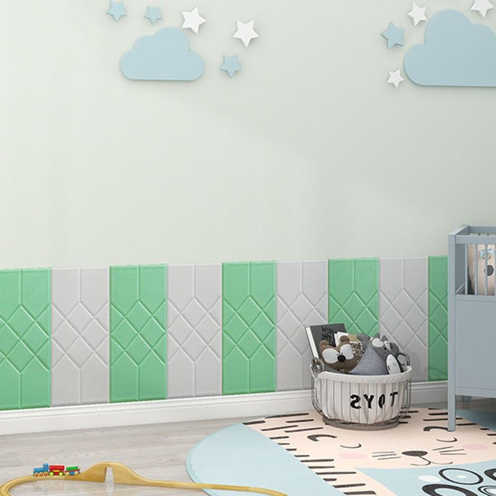 BowLift | Modern PVC Cap Verflooring Smooth Wall Interior 3D Living Room Board Set of 2