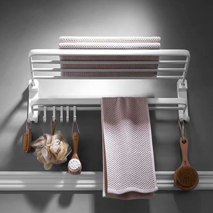 BowLift | Aluminium Bathroom Accessories Set Modern White Bathroom Accessories Set