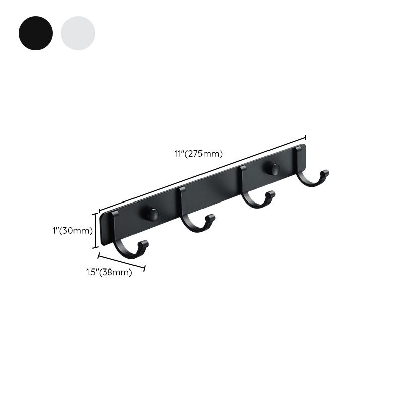 BowLift | Modern Bathroom Accessory Set Silver/Black Bathroom Accessory Kit