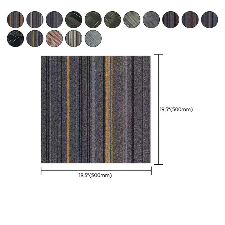 BowLift | Dark Color Level Loop Carpet Tile Non-Slip Self-Adhesive Indoor Office Carpet Tiles