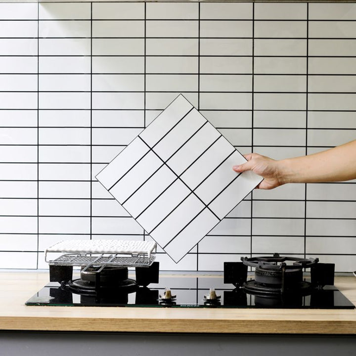 BowLift | Plastic Peel and Stick Tiles Modern Peel and Stick Tiles for Kitchen and Bathroom