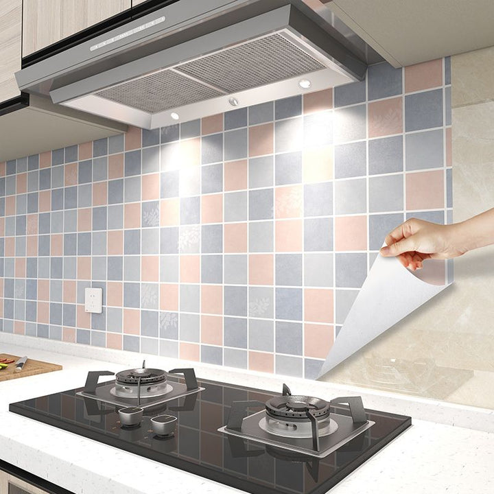 BowLift | Modern Peel & Stick PVC Tile Grid Pattern Self-Adhesive Wallpaper