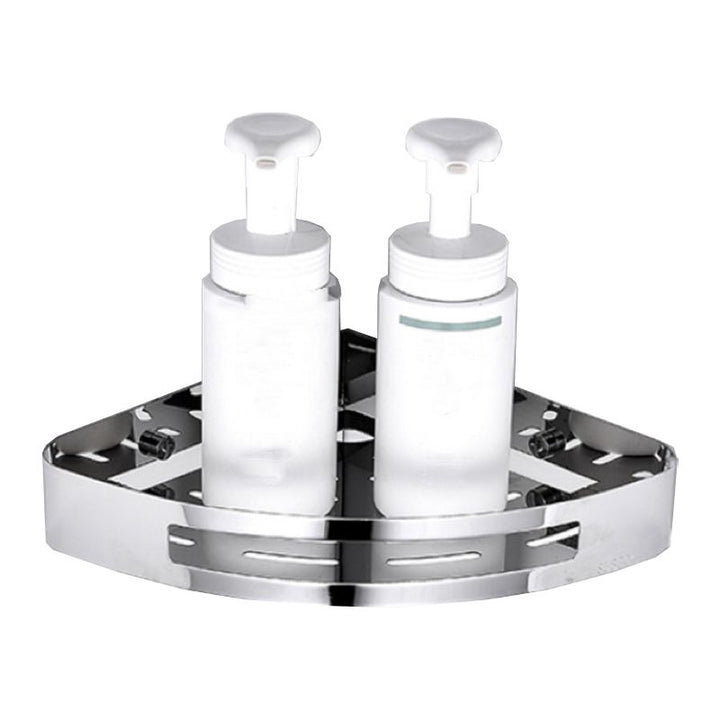 BowLift | Modern Bathroom Hardware Set Silver Bathroom Shelf Bathroom Hardware Set